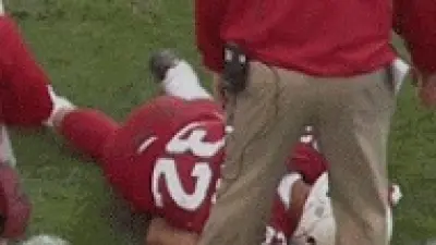 Tyrann Mathie knee injury