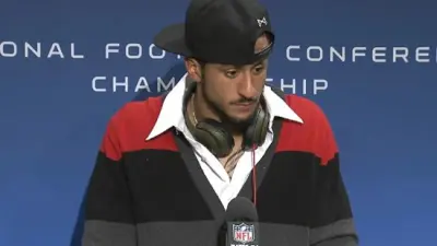 Colin Kaepernick hat backwards