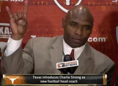 Charlie Strong Texas Hook 'em