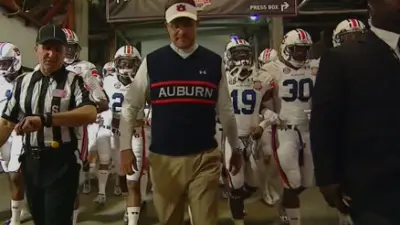 Gus Malzahn Auburn sweater vest