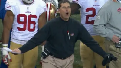 Jim Harbaugh reaction
