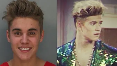 Justin Bieber Zack Morris hair