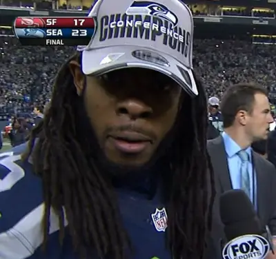 Richard Sherman Erin Andrews