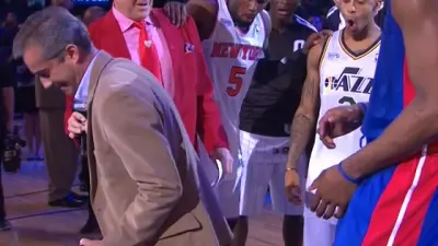 Andre Drummond drops trophy