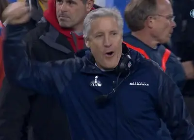 Pete Carroll gum woo