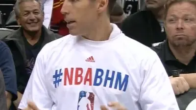 Steve Nash shaved