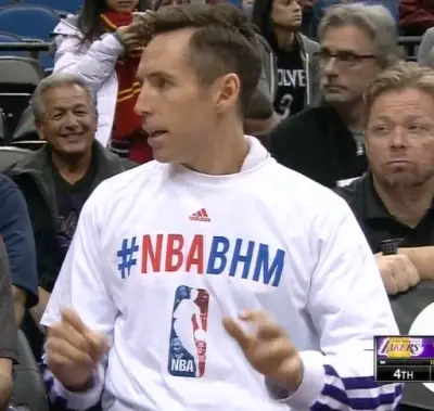 Steve Nash shaved