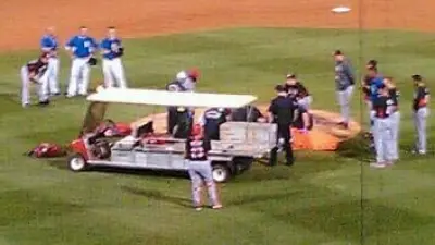Aroldis Chapman line drive