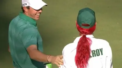 Caroline Wozniacki pink hair