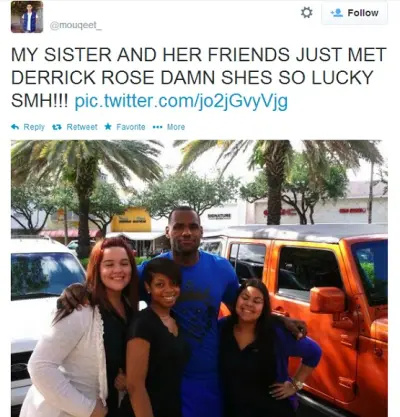 LeBron James Twitter mistake