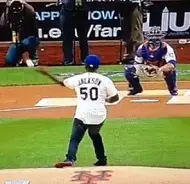 50 Cent first pitch