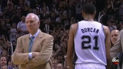 Gregg Popovich Tim Duncan