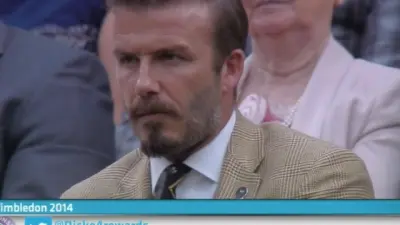 David Beckham Wimbledon