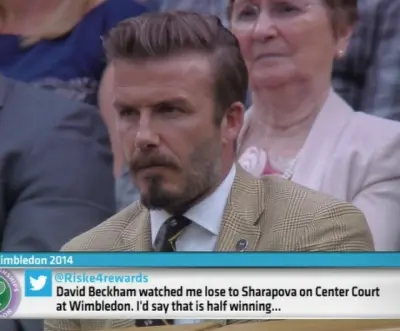 David Beckham Wimbledon