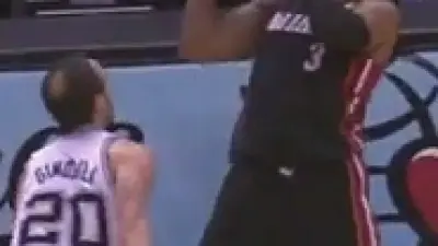 Dwyane Wade flop