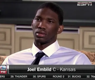 Joel Embiid Sixers draft