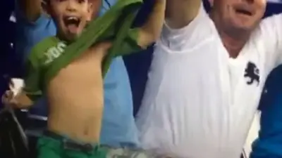 Marlins kid fan cam