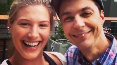 Eugenie Bouchard Jim Parsons