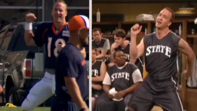 Peyton Manning dancing