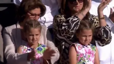 Roger Federer twin daughters