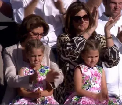 Roger Federer twin daughters