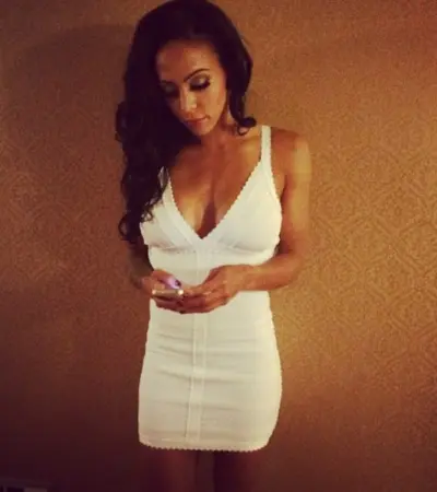 Sydney Leroux ESPY white dress