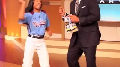 Mo'ne Davis Steve Harvey