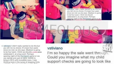 V Stiviano kid Instagram