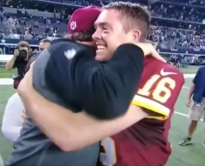 Jay Gruden Colt McCoy hug