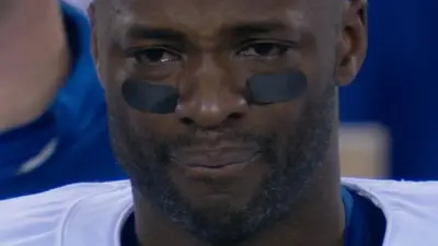 Reggie Wayne crying