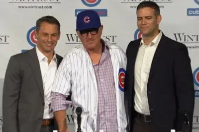 Joe Maddon Cubs Theo Epstein