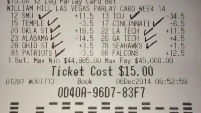 12 team parlay Tuscany