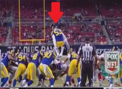 Rams blocked field goal