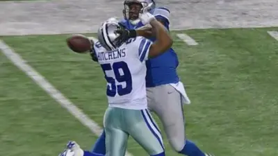 Cowboys Lions pass interference