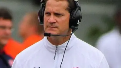 Gene Chizik in Auburn gear
