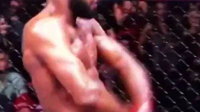 Jon Jones crotch chop