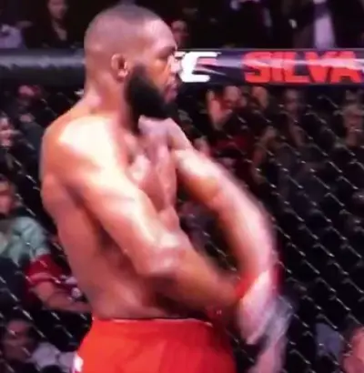 Jon Jones crotch chop