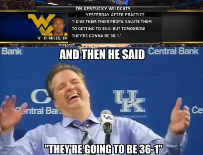 John Calipari Daxter Miles