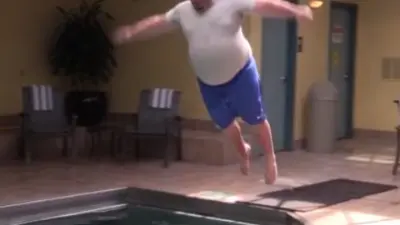 Jared Lorenzen belly flop