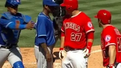 Mike Trout Yordano Ventura