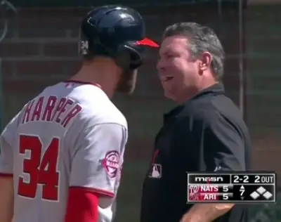 Bryce Harper umpire