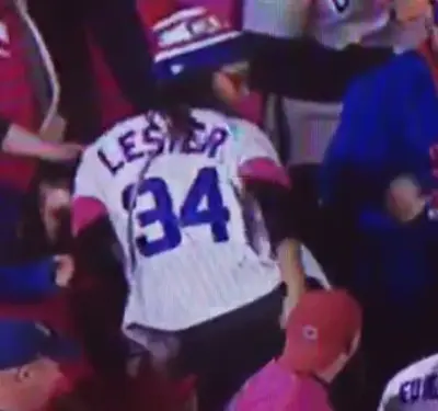 Cubs fan wipes