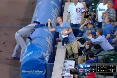 Cubs fan Keith Hartley