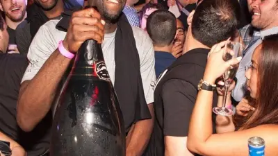 Draymond Green champagne