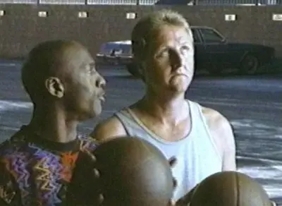 Larry Bird Michael Jordan