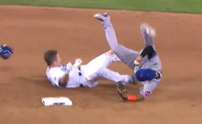 Chase Utley takeout slide