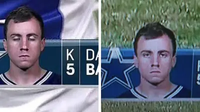 Dan Bailey asleep