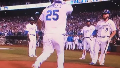 Kendrys Morales throat