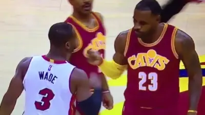 LeBron James Dwyane Wade