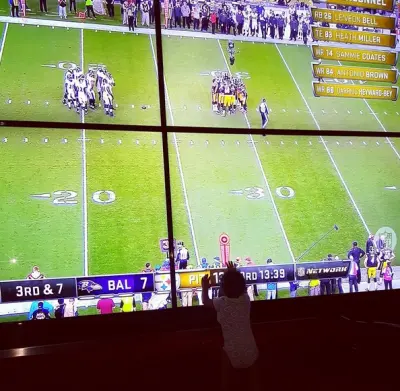 LeBron James TV screen